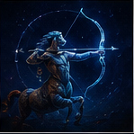 Ταπετσαρία Τοξότης με εντυπωσιακό zodiac design